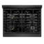 ZLINE 30 in. Paramount Dual Fuel Range in Black Satin Stainless Steel with 4 Brass Burners