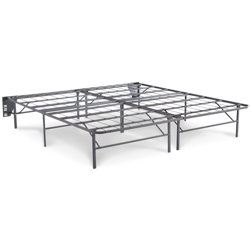 Signature Design by Ashley 10" Medium Gel Memory Foam Mattress and Bed Frame, King