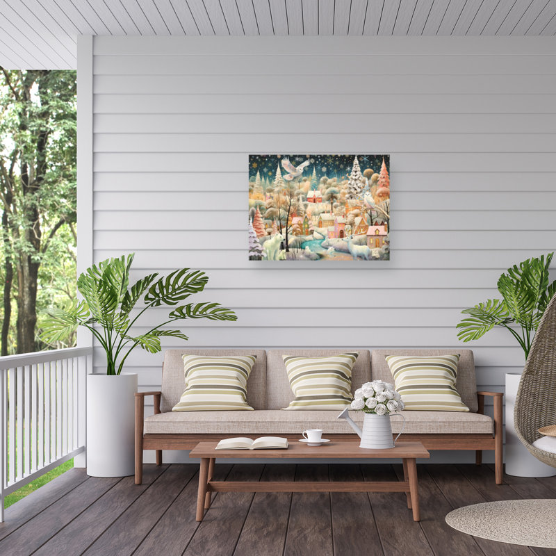 Toile pour l'extérieur Michael Wonderland 2 de Michael David, 35" H x 47" W