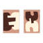 Combined Shapes by StudioM - 2 Piece Picture Frame Painting Set-617160620-617160624