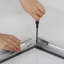 Support mural en aluminium à chargement frontal 36 po x 48 po-70717910