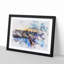 Hohenzollern Bridge in Cologne Germany - Picture Frame Painting Print-56733807-56733805
