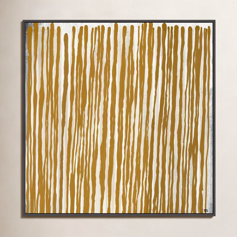 Upward Print by Marco Marella For Studio M, Black Canvas Framed, 24" H x 24" W