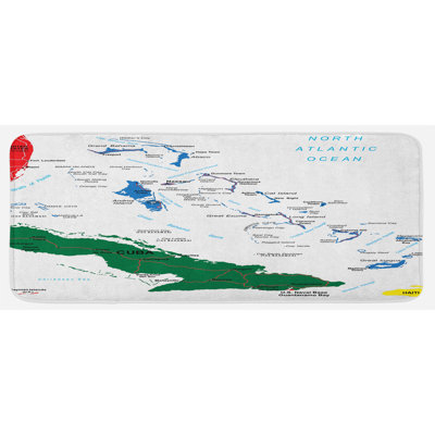 Eclectic Polyester Kitchen Mat