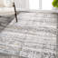 Tapis ivoire / noir Tidal Modern Strie-129975679