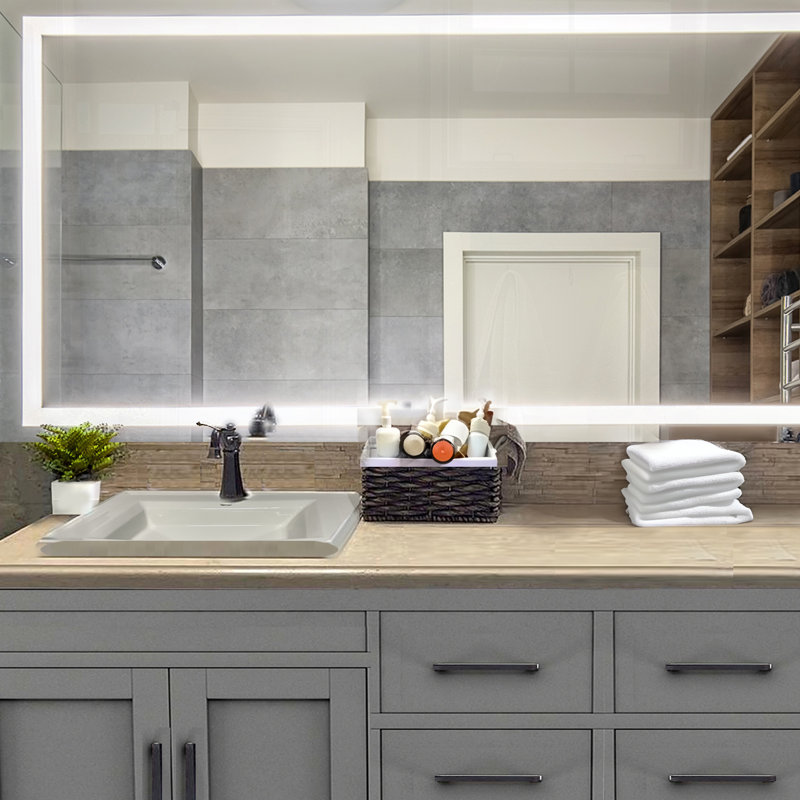 Nantucket Sinks 23 Inch Rectangular Drop-In Ceramic Vanity Sink, Single Hole Faucet