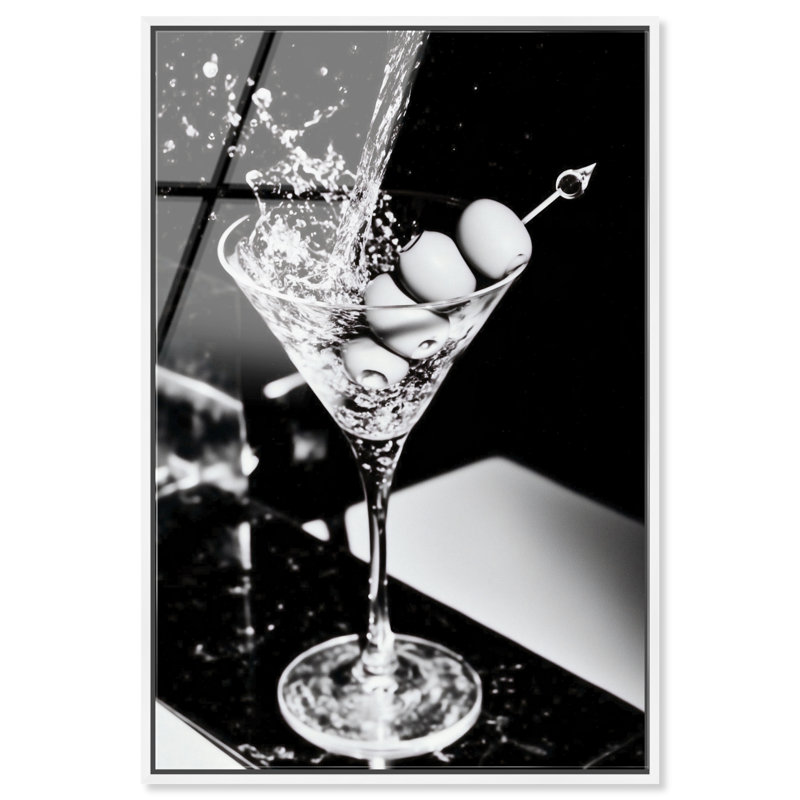 Chill Time III Print by Oliver Gal, 16"H x 11"W, White Floater Frame