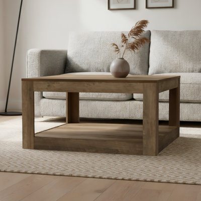 Allysyn Contemporary 31.5" Square Coffee Table