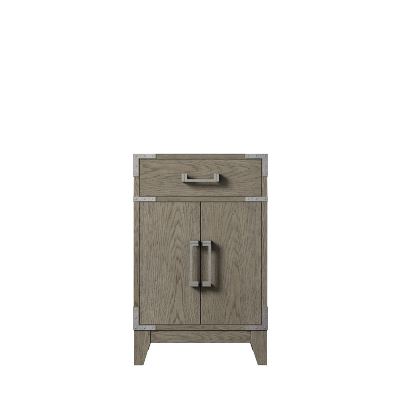 Meuble-lavabo simple l 20 po x P 18 po Laurel, Chêne gris