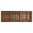 Branky Patio Acacia Wood Chaise Lounge With Cushion & Adjustable Backrest-1497590824