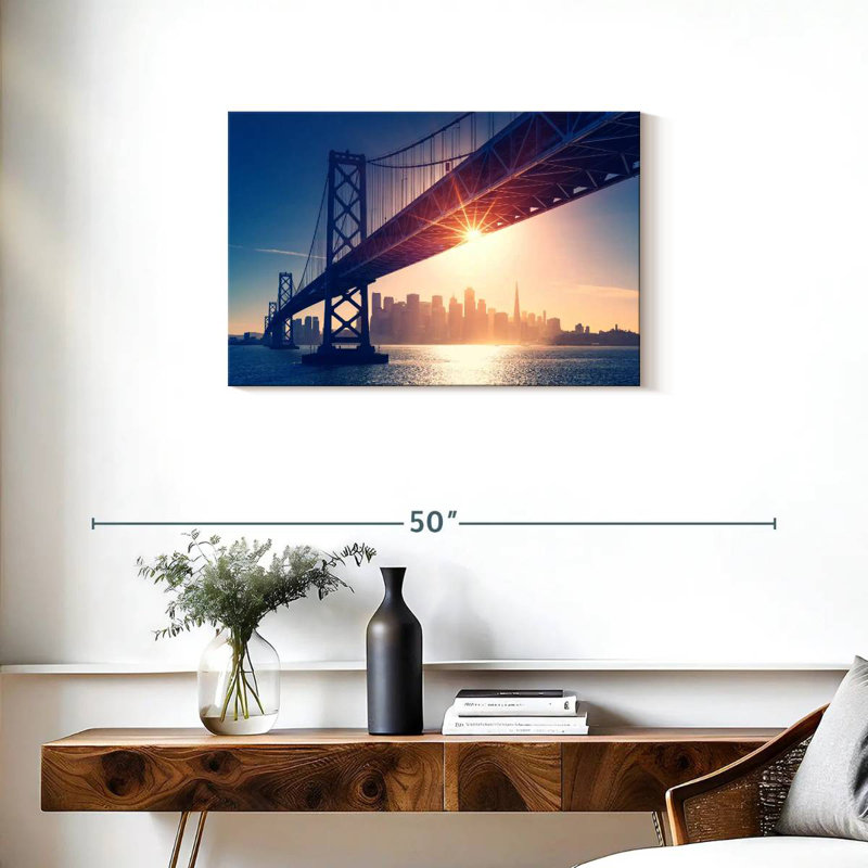 Lilie Golden Gate SF Skyline, H 20 po x l 30 po