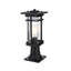 Nikole 6.5 Inch Outdoor Post Light in Black