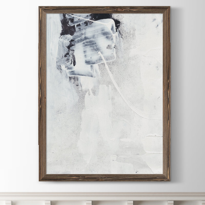 «Fire and Ice I» par Paul Cezanne - reproduction d'art encadrée, H 32 po x l 44 po x P 1,3 po, Toile avec cadre espresso