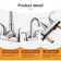 Centerset 2-handle Bathroom Faucet with Drain Assembly