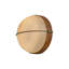 Applique murale à DEL Sona - Laiton vieilli satiné - Disque de bois de chêne blanc - 4 000 K-1806846217-1806846223-1806846220