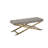 Polyester Blend Upholstered Bench