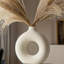 Aspendale Donut Ceramic Table Vase Home Living Room Decor