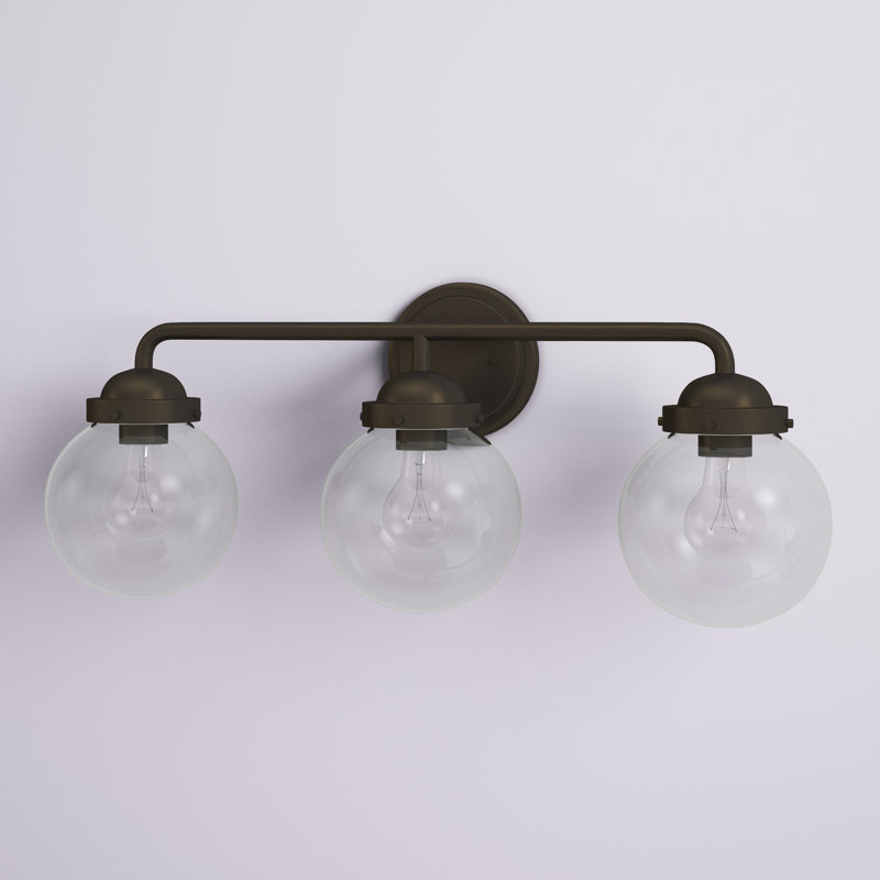 Parlez Dimmable Bath Bar, Oil Rubbed Bronze, 3