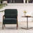 Mid Century Modern Upholstered Chenille Solid Wood Accent Armchair-360304811