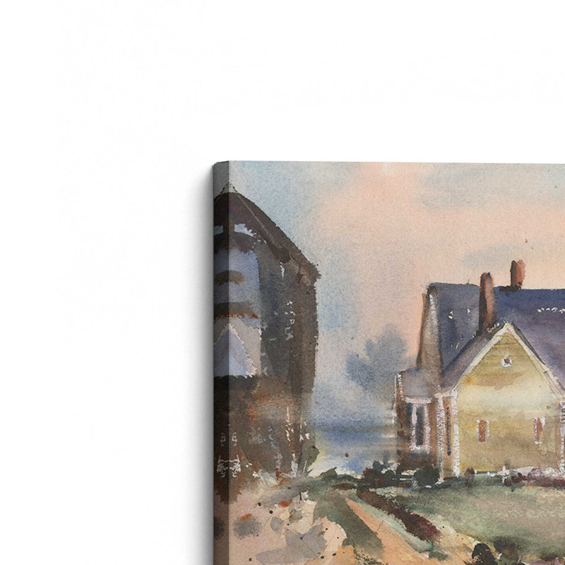 «Laundry Day» par Stephen Calcasola, reproduction d'art, Toile tendue, H 12 po x l 16 po, Ne s’applique pas