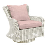 Sag Harbor Swivel Rocking Chair with Cushions 