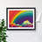 Pop Rainbow - Single Picture Frame Print