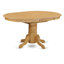 Ensemble de table de salle à manger 5 pièces comprenant une table de cuisine ovale avec rallonge papillon et 4 chaises de salle à manger Parson en tissu brun clair clair, 42 x 60 pouces, chêne-1271931448-1321449417-1321449422