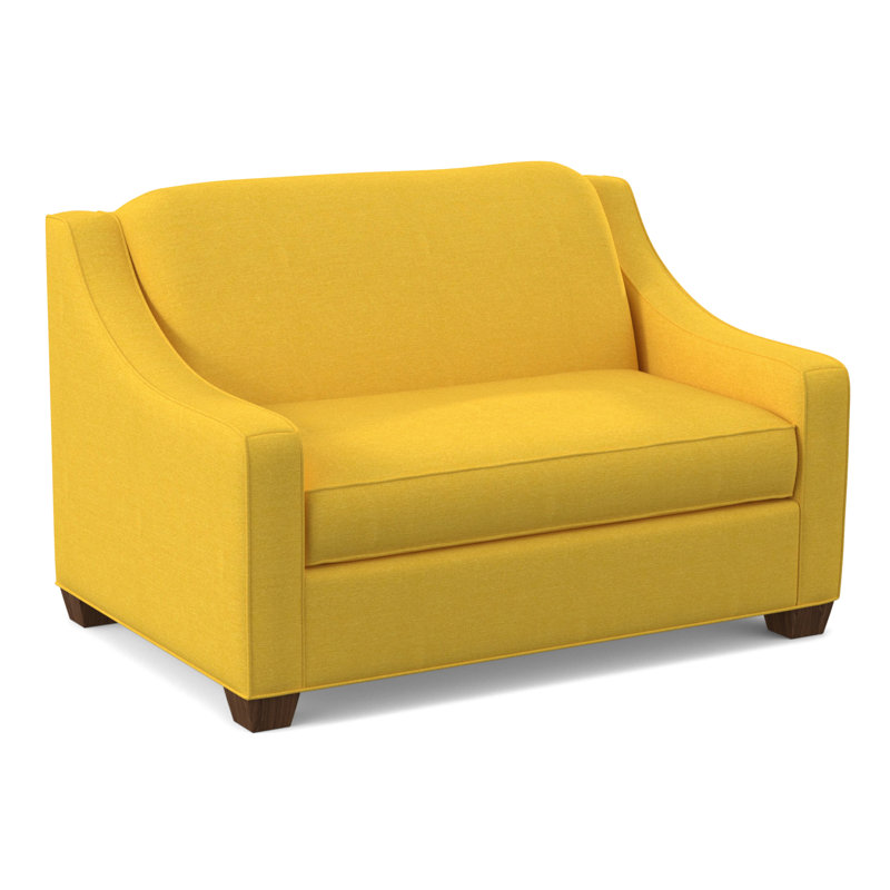 Fauteuil-lit Phillips 55 ", Noyer Montana, Mimosa antique