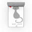 Ensemble de 2 draps-housse Ambesonne Keep Calm Grey Cat Red Heart Grey Red Yellow-106772489