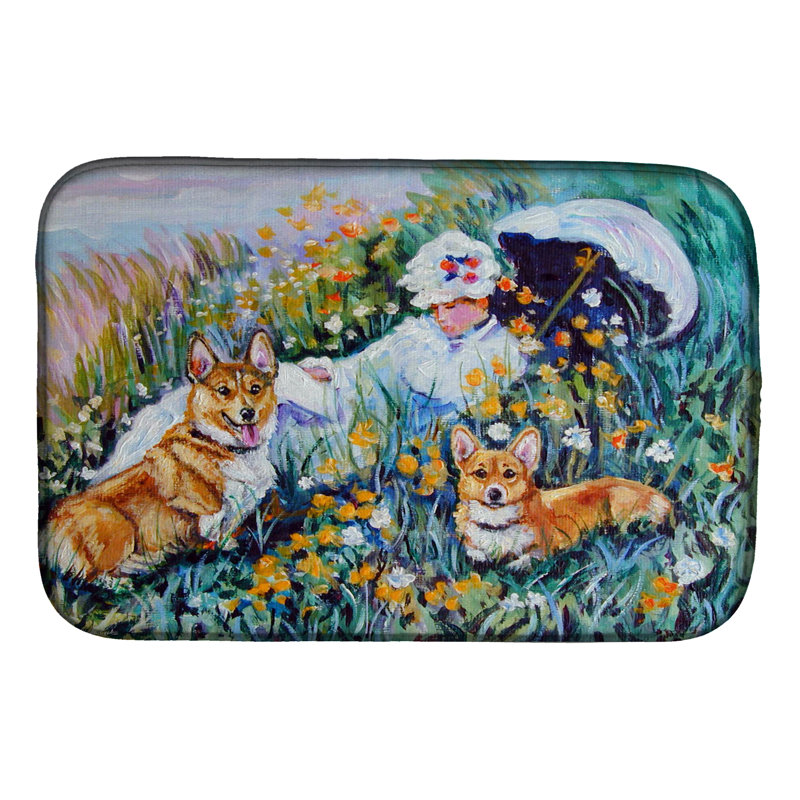 Tapis de séchage classics corgi