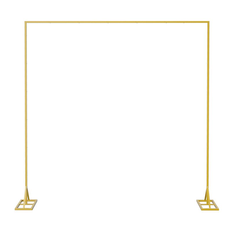 Arche de cérémonie de mariage 8 pi x 8 pi, Blanc
