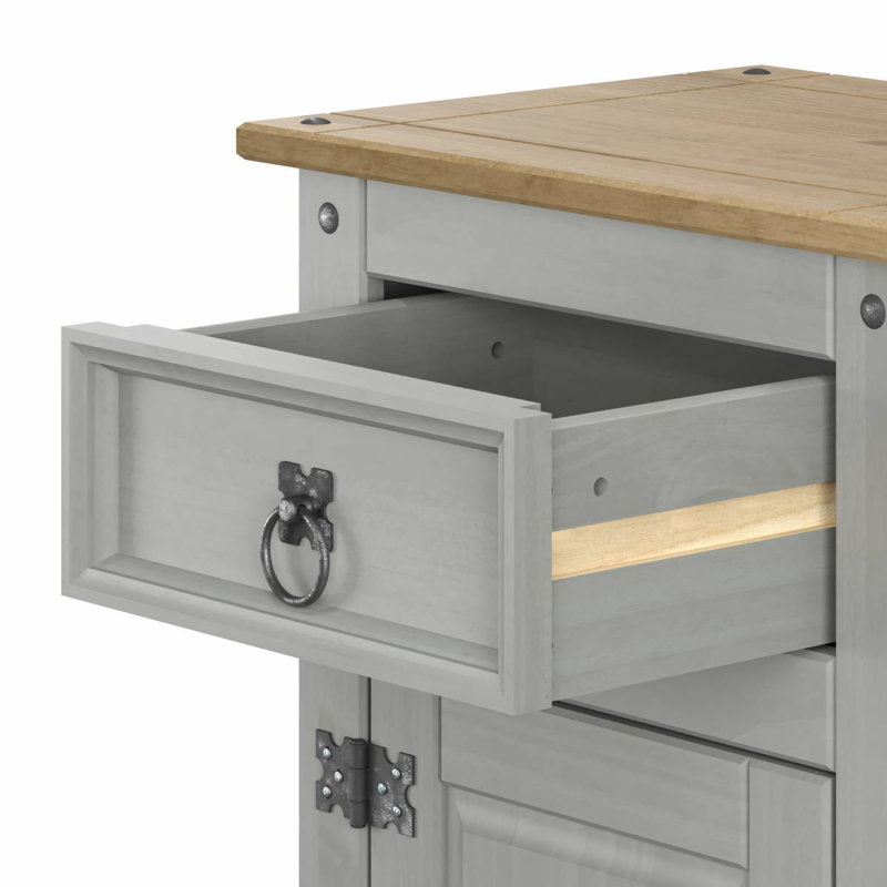 17.72'' W Nightstand, Gray
