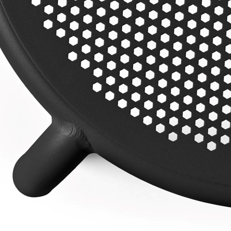 Toní Stacking Patio Dining Side Chair, Anthracite