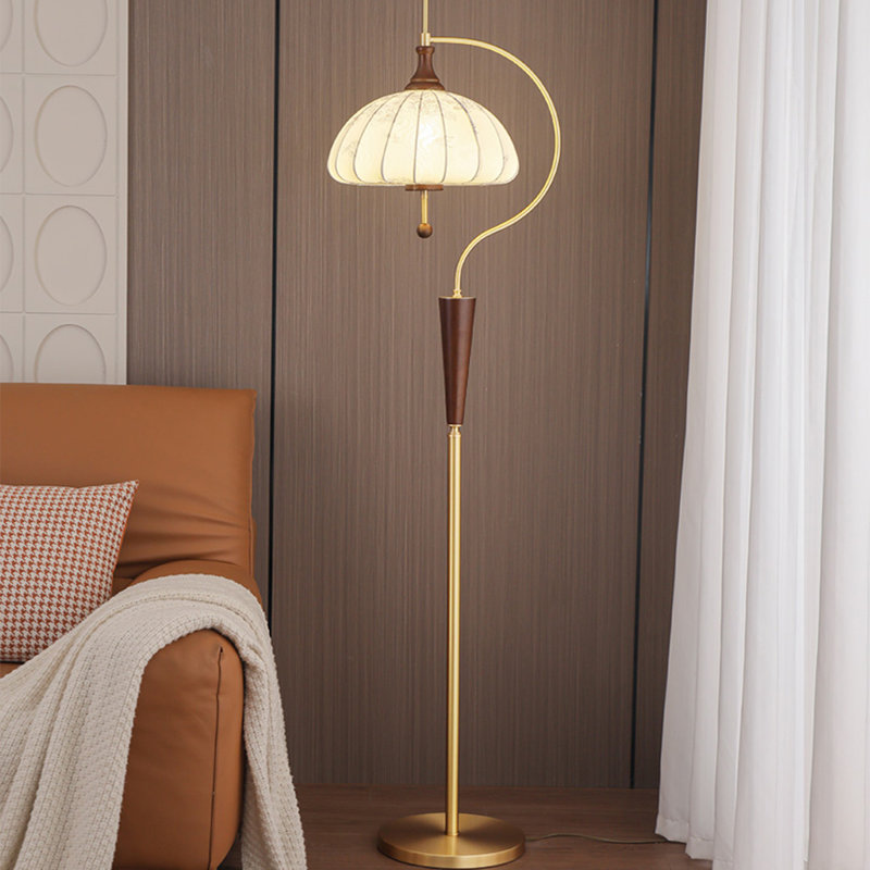 Lampe de plancher de salon de style japonais rétro