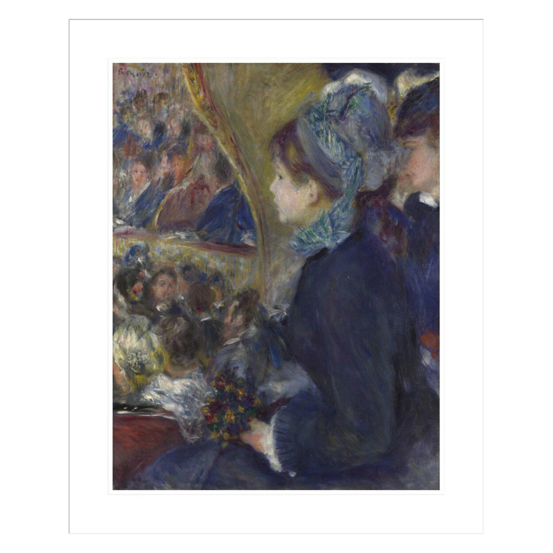 «At the Theatre» par Pierre-Auguste Renoir, H 28,68 po x l 23,5 po