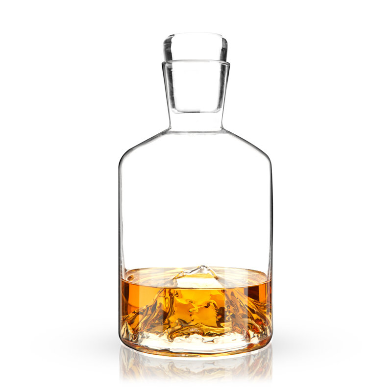 Carafe à liqueur Viski Mountain, lot de 1, 24 oz, Viski