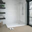 Cavalli 1950mm H Semi-Frameless Wet Room Glass Screens with Clear Glass-1157804395-1157804310