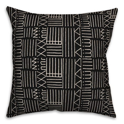 Polyester Throw Square Indoor/Outdoor Pillow Cover & Insert -  Designs Direct Creative Group, 7715-BA