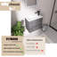 Ensemble de meuble-lavabo mural simple 22 po avec lavabo en céramique Avenel-30835627