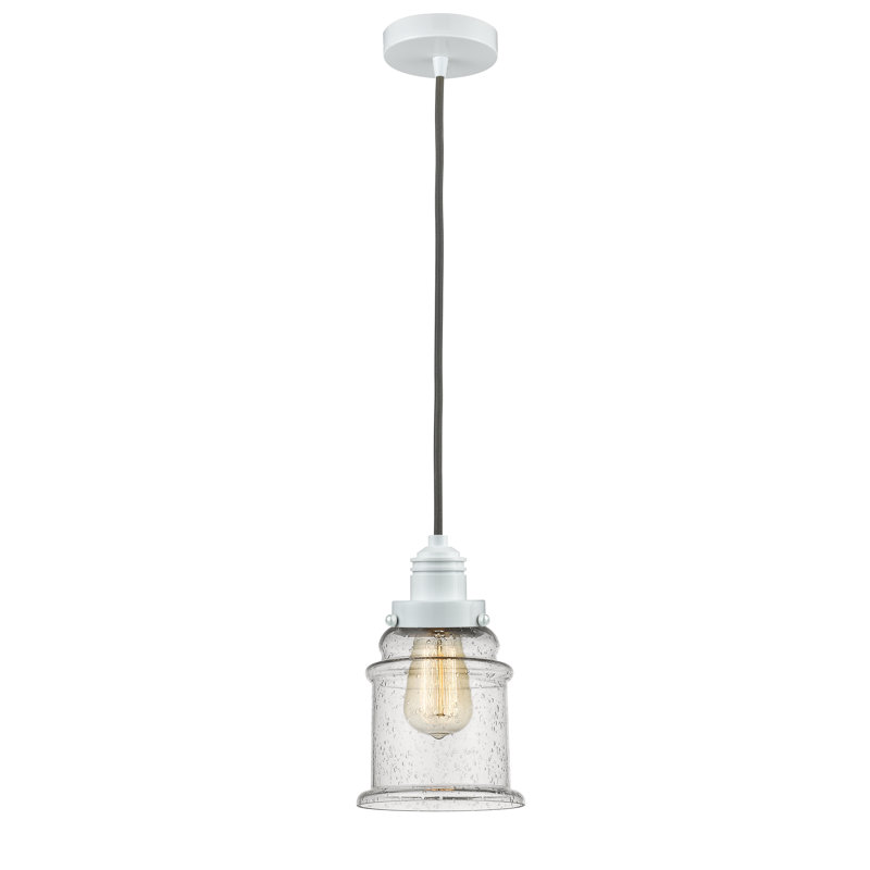 Cecil 1 - Light Single Pendant, White/Gray