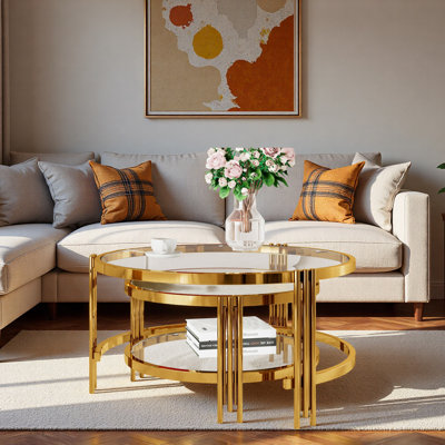 Table basse gigogne 2 pièces Modern