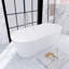 66.9'' x 29.5'' Freestanding Soaking Acrylic Bathtub