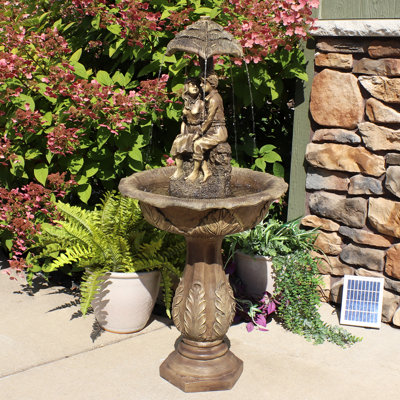 Hornsby Weather Resistant Floor Fountain with Light