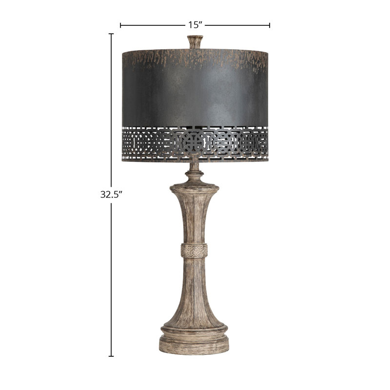 Lampe de table en résine sahida