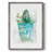 Summer Cactus Framed Print - Solid Wood-1803802219