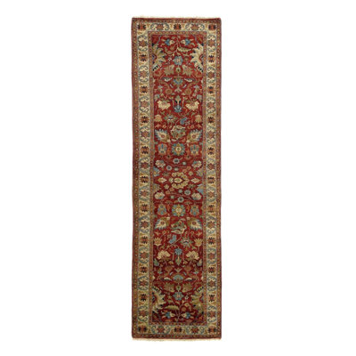 Oriental Area Rug in Rust