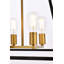 Lustre linéaire à 4 lumières Gloriajean-993092655-992946899