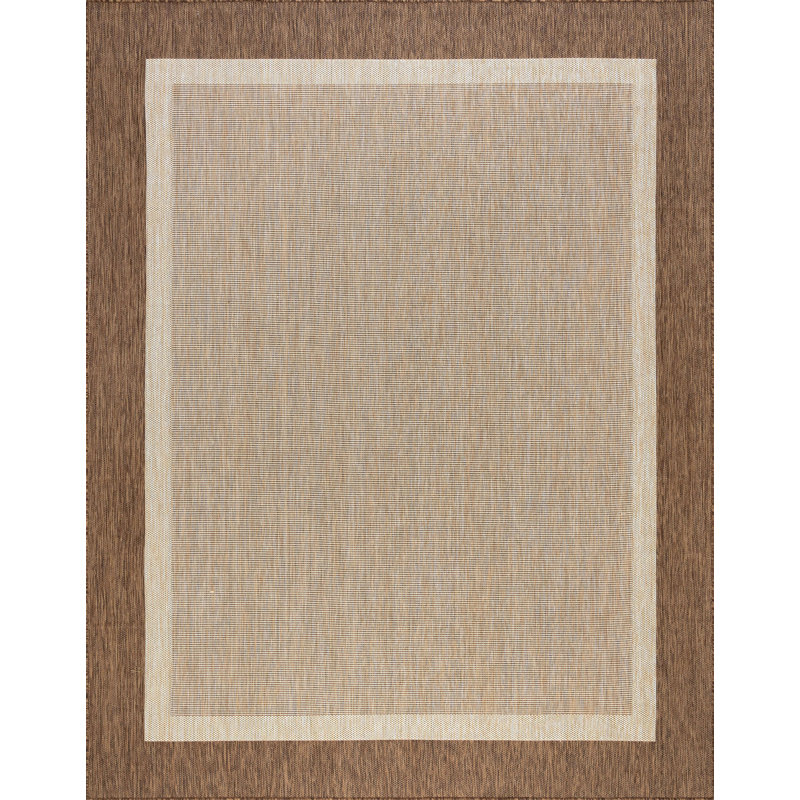 Tapis brun / crème Devon, Rectangle 8 pi 9 po x 12 pi 2 po