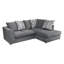 Arabella 4 Seater Chenille Corner Sofa-19777504-19777505