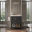 Meuble-lavabo moderne 24 po avec lavabo simple-1411210823